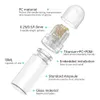 Hydra Derma Roller 64 punte dorate Rullo per microaghi Hydra Roller 64 pin Microneedle in titanio Dermaroller Timbro con tubo di gel Ago da 10 ml 0,25 mm 0,5 mm 1,0 mm