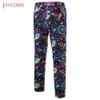 Joycosin Winter Men's Pants Casual Fashion Night Club Men Pants Smash Print Straight Formal Dress Pants Street Wear 201203