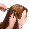 2 adet / takım Sihirli Lady Kız Fransız Saç Örgü Aracı Saç Büküm Styling Klip Braider Rulo Bun Maker DIY Saç Bandı Aksesuarları 20 Takım