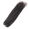 Curly Micro Anel Loop Extensões de Cabelo Real Cabelo Humano Natural Black Micro Links Keratin Hair Extensões 100g 1G / Strand