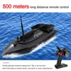 Flytec V500 V007 Fishing Bait RC Boat 500M Remote Fish Finder 5.4km/h 2-24h Using time Double Motor Outdoor Toy With Transmitter 201204