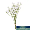 Snygg och vacker konstgjord vit gypsophilas blomma falsk silke för bröllopsfest bukett hem dekoration skrivbordsvase dekor