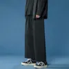 Lisible femmes pantalon décontracté coton jambe large pantalon rétro cheville longueur taille élastique pantalon ample femme 220214