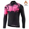 Morvelo Winter Thermal Fleece Men's Cycling Jersey long sleeve Ropa ciclismo Bicycle Wear Bike Clothing Warm maillot Jacket 201031