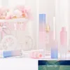 Empty Lip Gloss Tube Pink Blue Gradient Lip Glaze Tube DIY Lipstick Cosmetic Packing Container