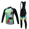 Kış Men Yol Bisiklet Termal Polar Bisiklet Jersey Bisiklet Mtb Giyim Seti Triatlon Giysileri Üniforma Kit Skinsuit Maillot Suit7308181