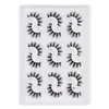 3D Mink lashes boxes eyelash packaging 9 Pairs Natural Makeup Eyelashes