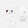 Baby Romper Jumpsuit Newborn Designer Clothes 3 Piece Set for Boys and Girls Children Fashion Luxury Pure Cotton Jumpsuit