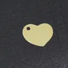 Beadsnice 14k Gold-Filled Heart Smooth Stamping Pendant Blanks jewelry findings