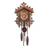 Orologio da parete a cucù vintage in legno appeso per soggiorno, casa, ristorante, camera da letto, decorazione242R