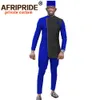 African dashiki top pant hat set 3 pièces tenue hommes vêtements streetwear costume africain hommes africa vêtements tenue formelle a039 2011098800379