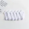 6 paires / lot 0 à 6 ans coton anti-dérapant Bateau Chaussettes Low Cut Chaussette de sol pour enfant avec poignées en caoutchouc Quatre saisons LJ200828