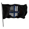 Blue Lives Matter zu Ehren der Polizeiflaggen, 91 x 152 cm, für den Außenbereich, 100D-Polyester, schneller Versand, mit zwei Messingösen