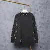 デザイナーレディースバレンカセーターカジュアルニットドレスコントラスト6カラー長袖秋のファッションレターパターンレディトップスクラシックレディースカラーコットンセーター