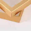 종이 직사각형 선물 상자 화이트 골드 컬러 식품 비스킷 디저트 케이스 투명한 뚜껑 생일 보관 상자 고품질 1 32BG G2