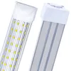 20pcs, u şekilli 2ft 3ft 4ft 5ft 6ft 8ft 8ft soğutucu kapı LED Tüpler T8 Entegre LED Tüpler 4 taraf LED Işıklar ABD'de