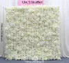 Lyxig anpassad 3d gradient förändring konstgjorda blommor väggpanel bröllop bakgrund dekor fest butik händelse blomma arrangemang hantverk 1 m med 1 m