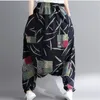 Kobiety Boho Harem Spodnie Luźne Oversized Blask Bawełna Streetwear Hip Hop Taniec Spodnie Etniczne Drukuj Hippie Spodnie 201228