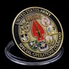 10pcs não magnéticos de operações especiais comando do Exército Pari USA Desafio Coin Challenger Medalha Medalha Colecionável CO2679
