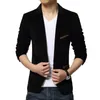 2020 Men039s Chaqueta Ropa de marca Abrigo casual Blazer Hombres Chaqueta ajustada Hombres Vestido de novia de pana Tallas grandes Un solo botón Su4558210