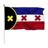 Bandiere premium per stendardi lmanburg indipendenza 3x5ft 100d poliestere sports vivido colore vivido con due gamme in ottone1031625