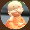 4pcs/set Little Monk Figurines Car Decoration Crafts,Home Decor Kungfu Monks Figure Car Ornament Buddha Boy Accessories 1007