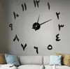 fashion Clock Watch Wall Clocks Horloge 3d Diy Acrylic Mirror Stickers Home Decoration Living Room Quartz Needle Clocks