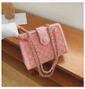 and winter new women's bag chain sling shoulder messenger printing large capacity leisure simple Purse sale