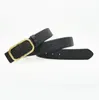 Fashion V -Shape Belt Smoothlel Belt Retro Design Tanchas finas Cintos homens largura de 3,8 cm de impressão de crocodilo genuíno sem caixa