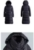 Womens Inverno Long Shopper Down Jackets Grossa Negro Negócio Azul Vermelho Plus Size Quente Inverno Down Coats 201030