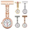 Montre de poche suspendue pour infirmière, en alliage, mouvement à Quartz, horloge, temps silencieux, Durable, lumineux, broche suspendue