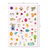 6 PCS Pack Autocollants De Pâques Enfants Dessin Animé Lapin Oeufs Colorés Décoration Autocollant Les Éléments De Printemps Lapin Poussin Fleurs Stickers 5079413