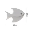 Moderne créatif petit poisson forme applique restaurant café magasin de vêtements éclairage commercial led appliques murales