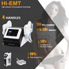 Portable hiemt Machine 4 handles Non-invasive buttock lifting Muscle Stimulation Burn Fat Electromagnetic Body Shaping Beauty Instrument