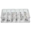 40PCS Watch Crowns Watch Outils de réparation assortis de remplacement étanche avec Box320J