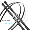 BMW 1 시리즈 F20 F21 2011 ~ 2019 Windshield Wipers 114i 116i 118i 120i 125i M135i M140i 116D 118D 125D 2018 2018 년에 대한 자동차 와이퍼 블레이드