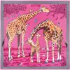 Sciarpe 130 cm 130 cm Seta Euro Brand Style Moda Parigi Animal Giraffe Stampa Sciarpa quadrata Femal Les Girafes Shawls13088537