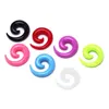 Hoop Huggie 16PcsSet Acrylic Spiral Taper Flesh Tunnel Ear Stretcher Expander Stretching Plug Snail9686837