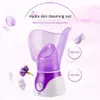 Freeshipping diepe reiniging gezichtsreiniger schoonheid gezicht stomende apparaat facial steamer machine facial thermische sproeier huidverzorgingstool