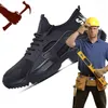 Botas de trabajo con punta de acero resistente a la moda para hombres Zapatos Zapato de seguridad indestructible ligero F25 Y200915