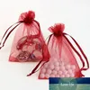 50pcs 13x18cm Organza Gift Bags Jewelry Packaging Bags Wedding Party Decoration Drawable