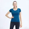 Woman designers Women's Tops Tees T-Shirt Women Short-sleeved girls joggers T-shirts Running Swiftly Sports Breathable Fitness seamless short sleeve Yoga Clothes