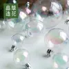 Праздничное украшение рождественское прозрачное украшение мяч красочный пузырь рождественский шарик набор