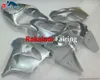 ZX9R Fairings Kit For Kawasaki Ninja ZX-9R 2000 2001 ZX9R 00 01 ZX 9R All Silver ABS Fairings Motorcycle Accessories (Injection Molding)
