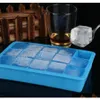 Glassverktyg Fastrelease 15Square Flexible Soft Premium Food Grade Silicon Cube Tray Ten Colors For Select9428168