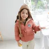 2020 nuovi bambini di inverno caldo cotone giacche ragazzi e ragazze Cartoon Bear cappotti Babys vestiti cerniera con cappuccio per i bambini Outerwears LJ201017