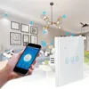 Touch Switch Smart Light Switch Pannello interruttore a parete 123 Gang Tuya interruttore della luce wifi Standard UE Funziona con Alexa Google Home4885615