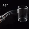 Smoking 4mm Bottom Quartz Banger 25mm XL Nail 10mm 14mm 18mm Male Female 90 45 Grad Domeless Nails für Dab Rig Bong9983413