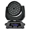 LED Moving Head 36x15W Beam Wash Zoom Moving Head Light RGBWA 5in1 Pack 2in1 Flight Case Road Case Rack Case Flight Case 22476