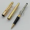 Luksusowy wzór fali metalowej Golden Ballpoint Pen Pen Pen Pen Pen Brand Pen Piss Writing Supplies Style4049285